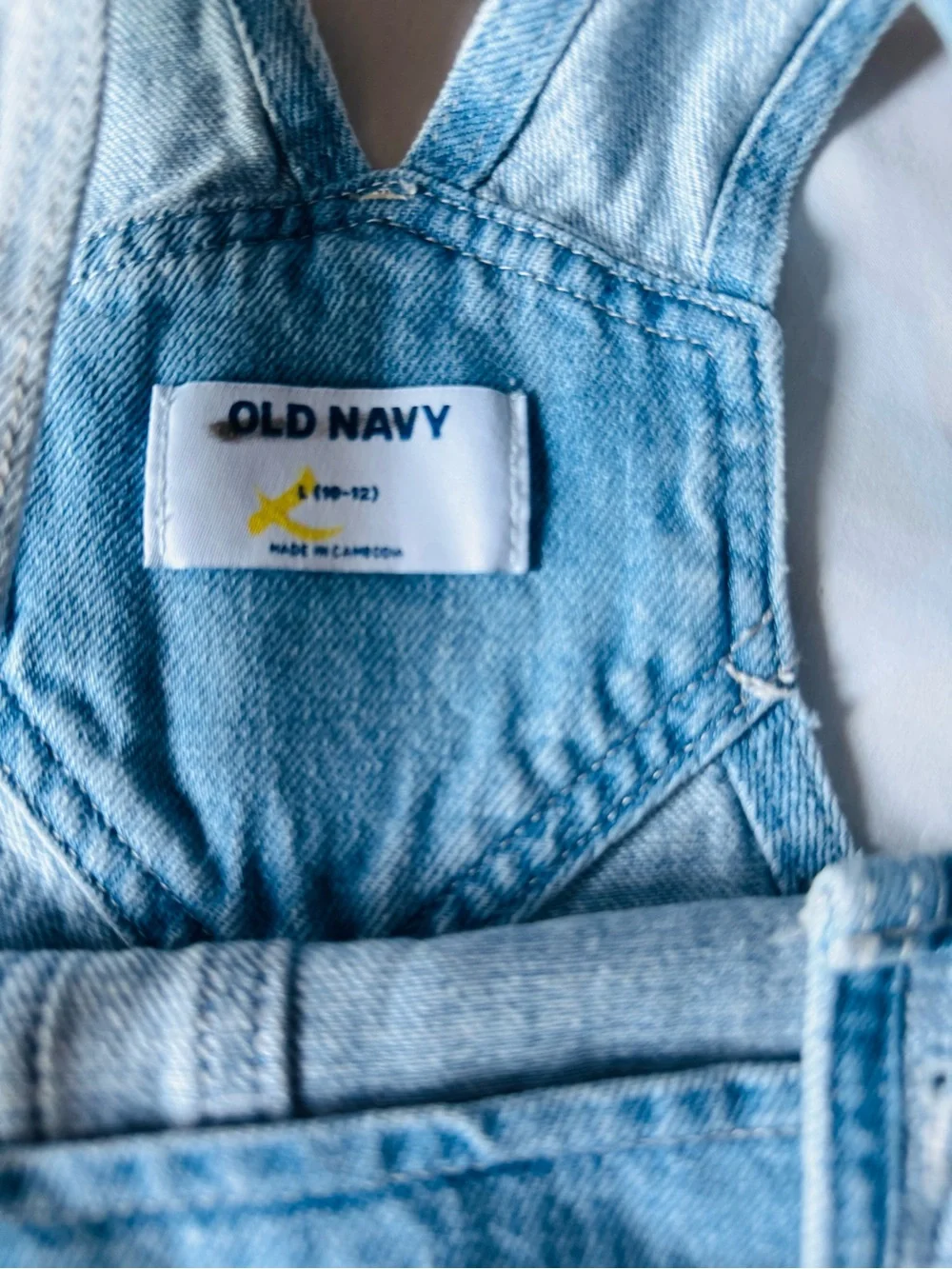 Old Navy Light Blue Denim Shortalls